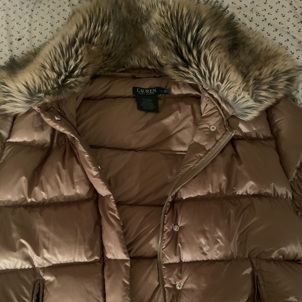Quilted down jacket women’s large